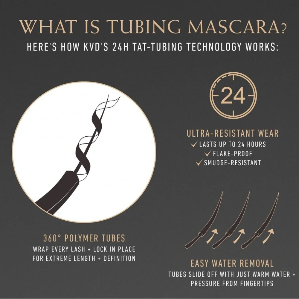 🌿 KVD Beauty Full Sleeve Long + Defined Tubing Mascara